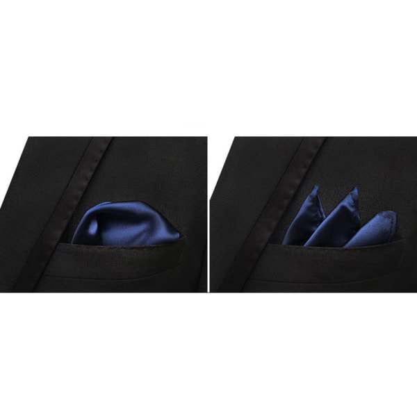 Stilsäker Pocket Square Kavaj Bröstnäsduk Grå