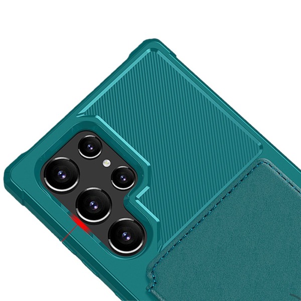 Deksel med kortspor - Samsung Galaxy S23 Ultra Grön