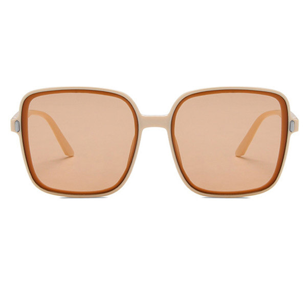 Exklusiva Stilsäkra Polariserade Solglasögon Beige