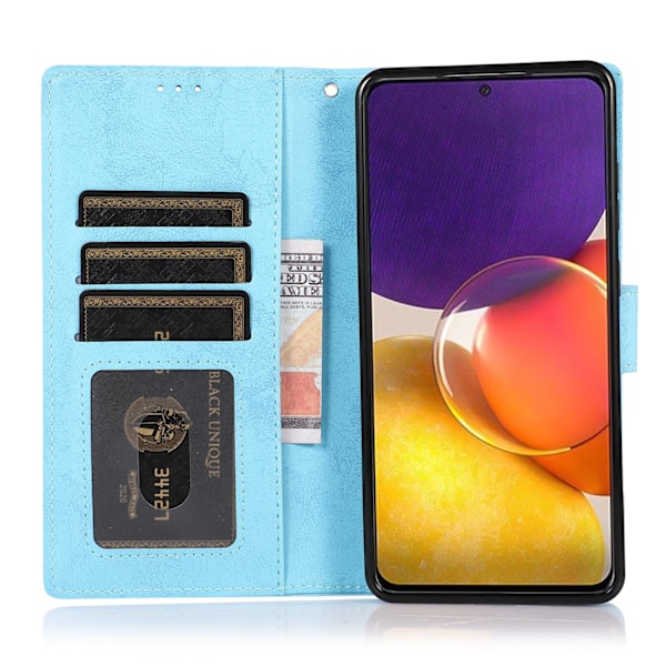 Praktiskt Plånboksfodral (Leman) - Samsung Galaxy A53 5G Svart