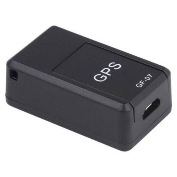 Magneettinen GF-07 Mini GPS Tracker Tracker mikrofonilla Svart