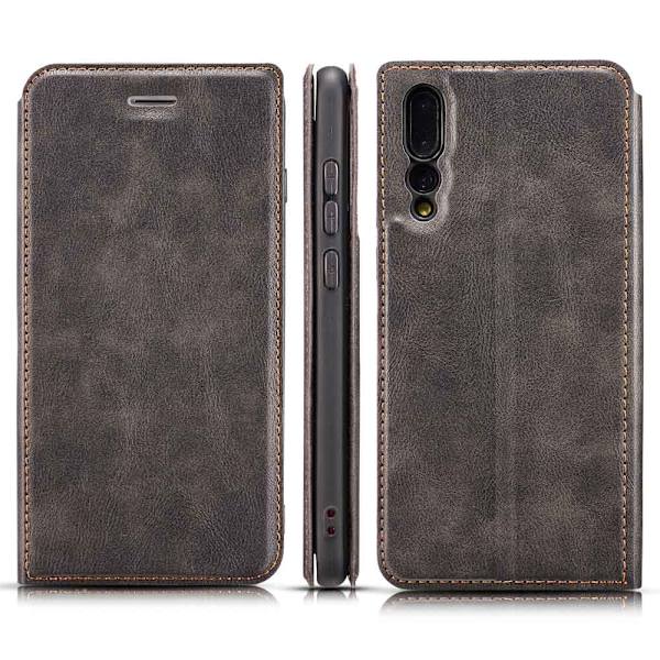 Huawei P20 - Plånboksfodral Svart