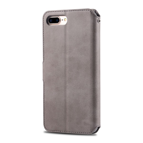 iPhone 7 Plus - Smidig Robust Lommebokdeksel Svart