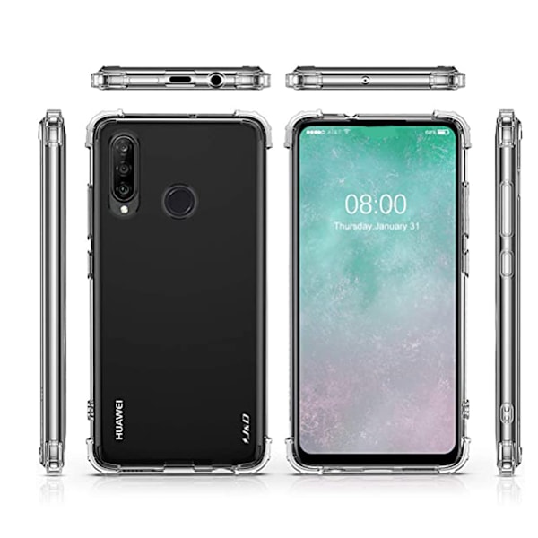 Genomtänkt Skal Tjocka Hörn - Huawei P Smart Z Transparent/Genomskinlig