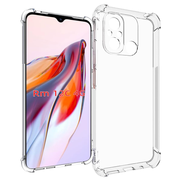 Xiaomi Redmi 12C - Praktiskt och Skyddande Ultra Tunt Silikonskal Transparent