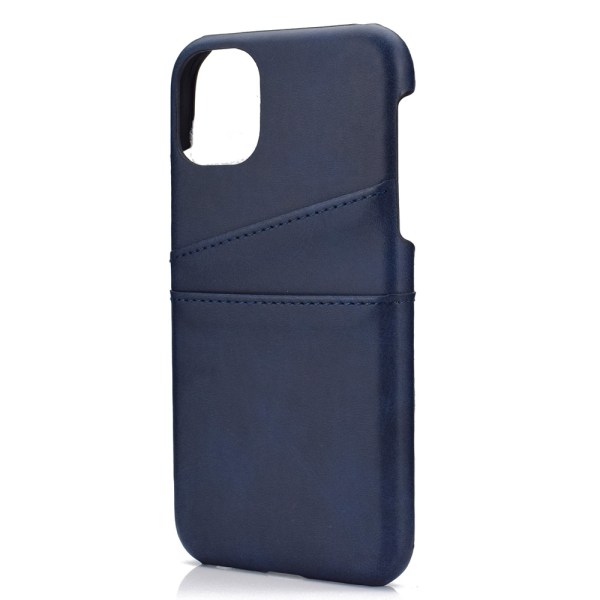 iPhone 11 Pro Max - Effektivt Sutenis-cover med kortrum Mörkblå