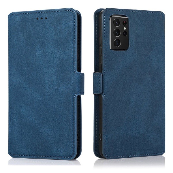 Effektivt lommebokdeksel - Samsung Galaxy S21 Ultra Mörkblå