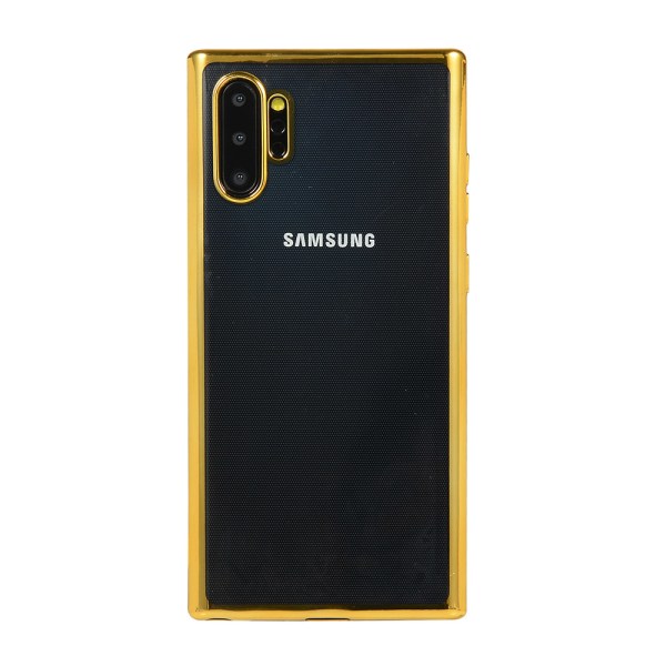 Tyylikäs silikonikuori - Samsung Galaxy Note10 Plus Silver