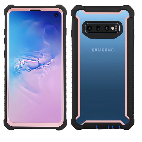 Samsung Galaxy S10 Plus - Kraftfullt Skyddande Fodral ARMY Kamouflage Rosa