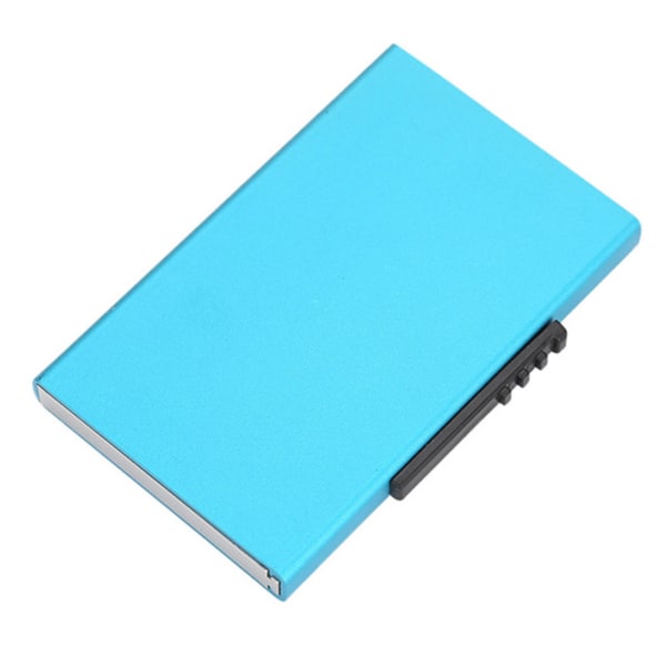 Jensenin käytännöllinen korttikotelo (RFID-suojaus) alumiinia Blå