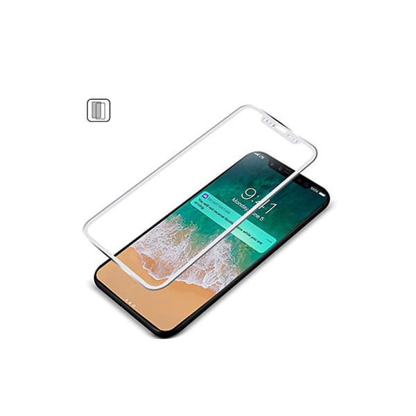 HuTech Skärmskydd (3-PACK) Aluminium-ram för iPhone X Guld