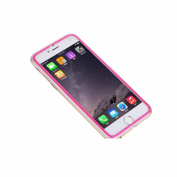 HuTechs skjermbeskytter (aluminiumsramme) - iPhone 6/6S Rosa