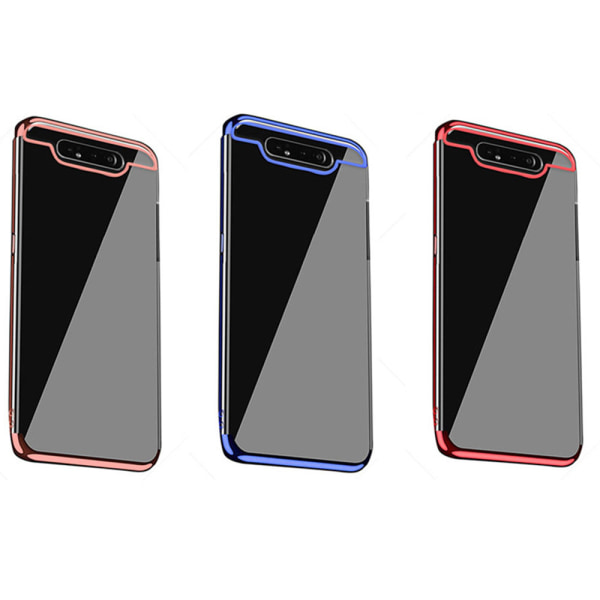 Kraftfullt Skyddsskal (Floveme) - Samsung Galaxy A80 Röd