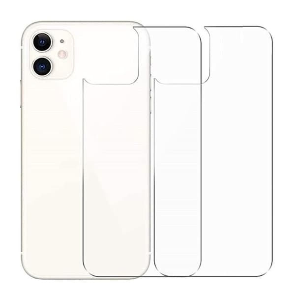 3-PACK 3-in-1 Fram- & Baksida + Kameralinsskydd iPhone 12 Mini Transparent