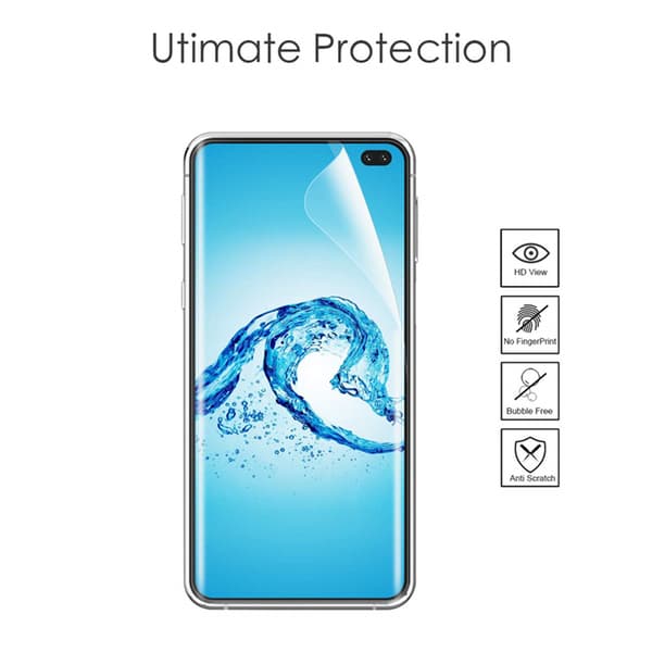 Skärmskydd (HuTech) FRAM - Samsung Galaxy S10 Plus Transparent
