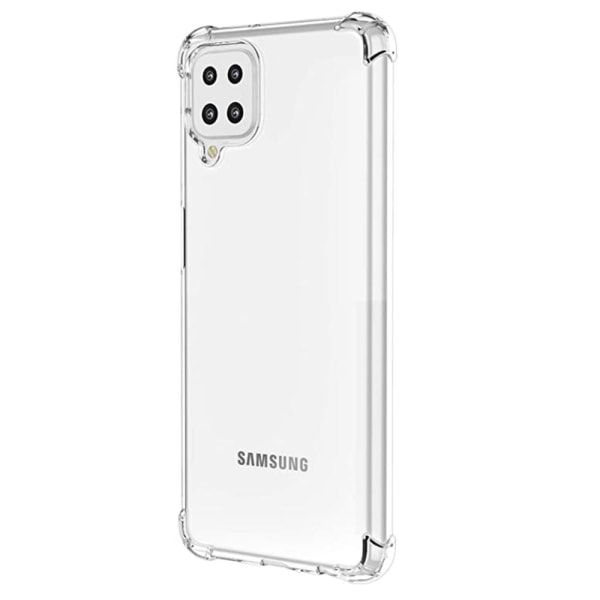 Eksklusivt beskyttelsescover (FLOVEME) - Samsung Galaxy A12 Transparent/Genomskinlig