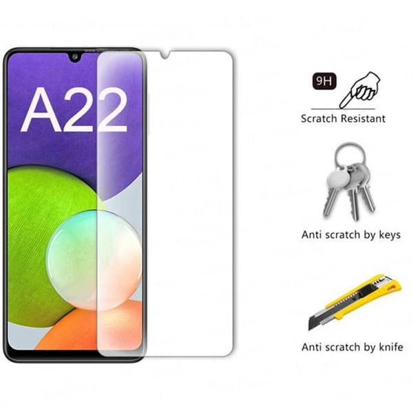 Galaxy A22 5G Standard HD 0,3mm Skärmskydd Transparent