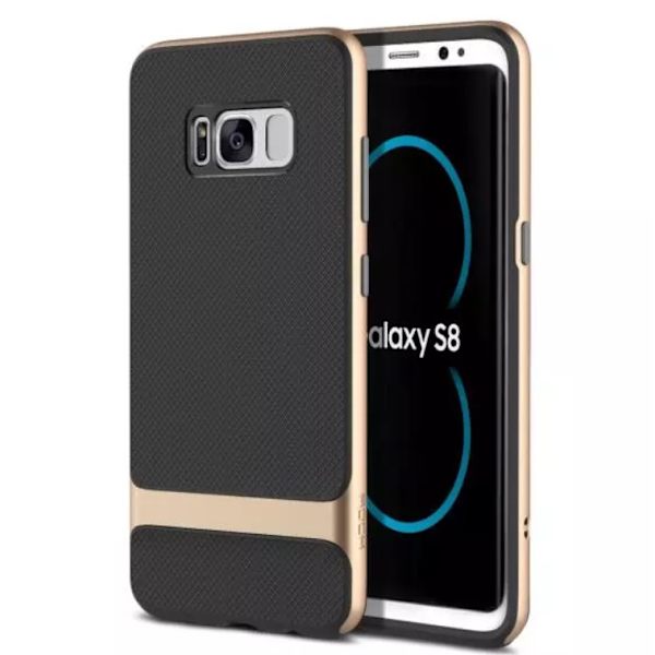 GALAXY S8+ - HYBRID- Stötdämpande skal från ROCK (ORGINAL) Guld