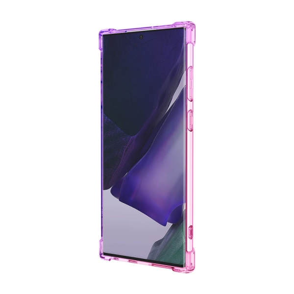 Skyddande FLOVEM Silikonskal - Samsung Galaxy S22 Ultra Blå/Rosa