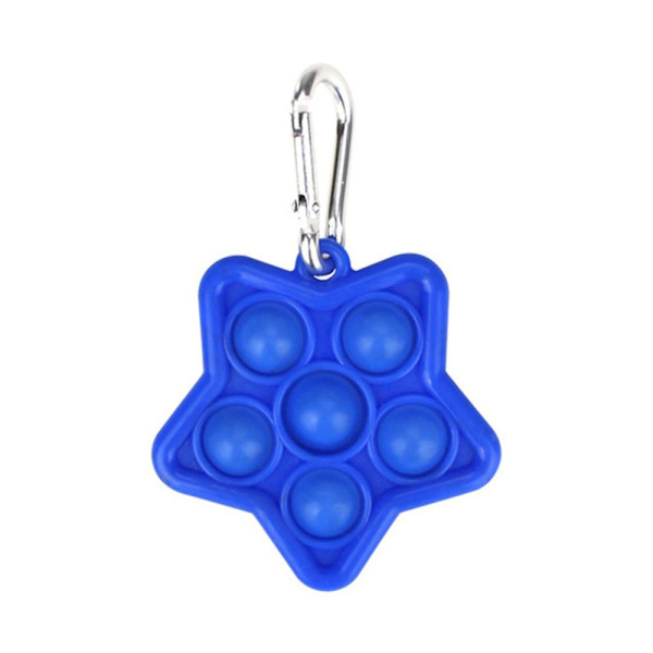 Fidget Toy Pop it Stjärna Stress Lindrande Grå