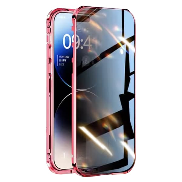 iPhone 16 Plus - Exklusivt Magnetiskt Skal med Fullständigt Skydd Silver