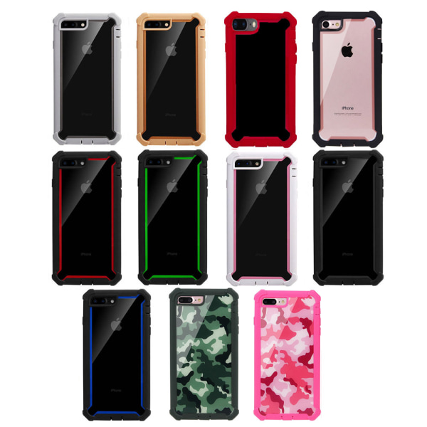 Professionellt ARMY Skyddsfodral för iPhone 7 Plus Röd