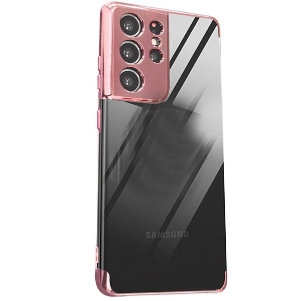 Stilig silikondeksel - Samsung Galaxy S21 Ultra Röd