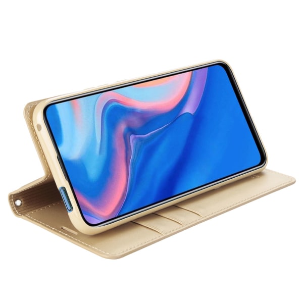 Huawei P Smart Z - Elegant Plånboksfodral Guld