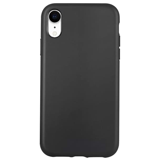 iPhone XR - Stilsäkert Silikonskal Svart