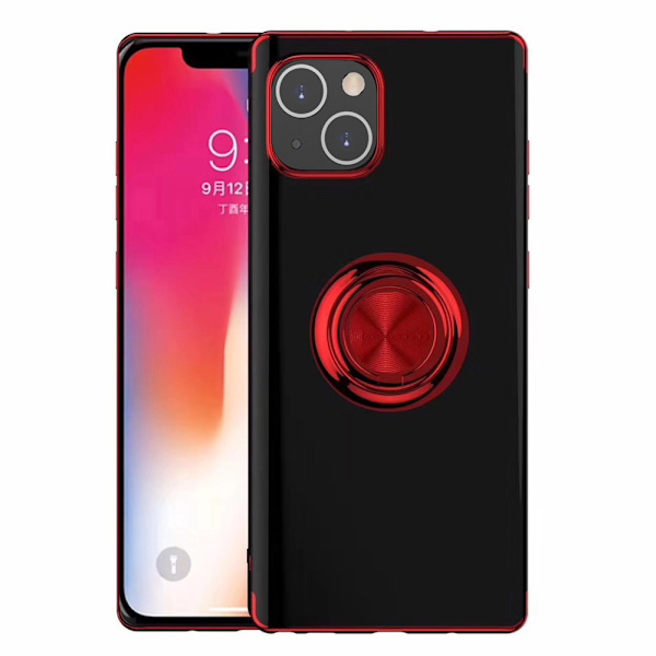 Stilsäkert Skal med Ringhållare - iPhone 13 Blå