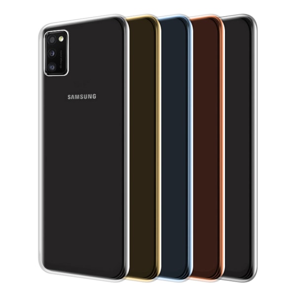 Samsung Galaxy A41 - Elegant dobbeltsidig silikondeksel Svart