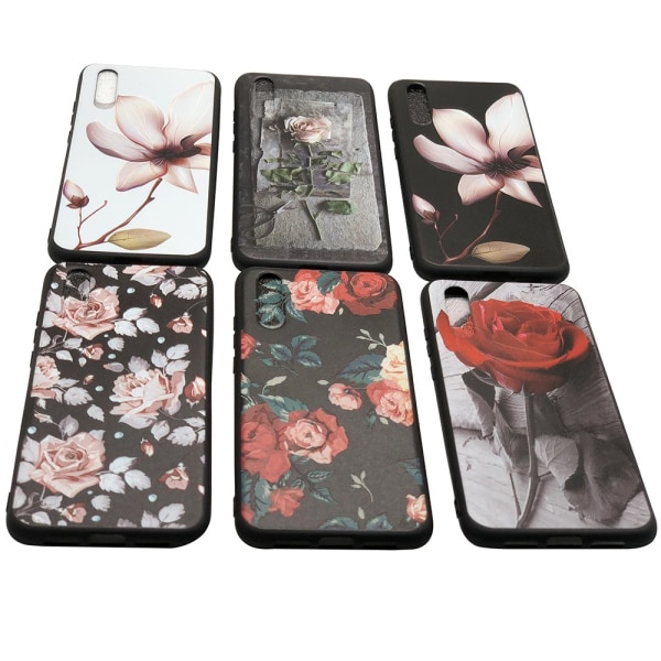 LEMAN-deksel med blomstermotiv til Huawei P20 6