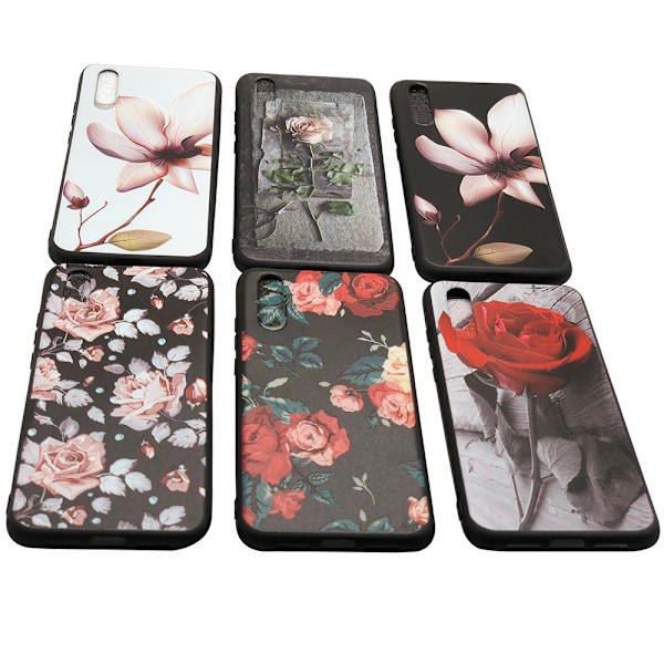 LEMAN Skal med Blom-motiv för Huawei P20 2