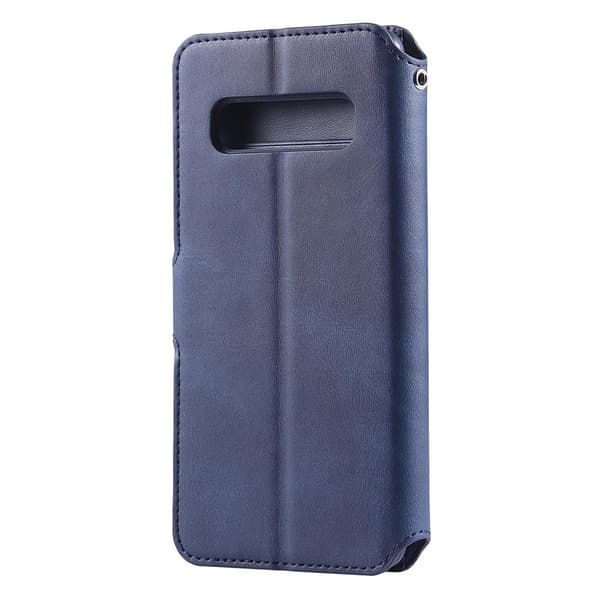 Skyddande Smart Plånboksfodral - Samsung Galaxy S10E Svart