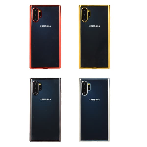 Elegant Silikonskal - Samsung Galaxy Note10 Plus Röd Röd