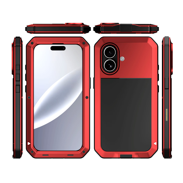 iPhone 17 Aluminiumskal  EXXO-design, Stötsäkert & Robust Silver