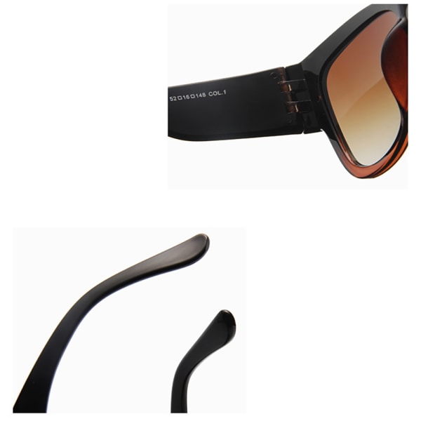 Elegante høykvalitets polariserte solbriller Vit