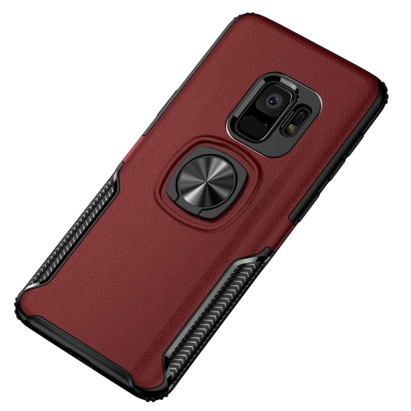 Samsung Galaxy S8 Plus - Stilig deksel med stativ Röd