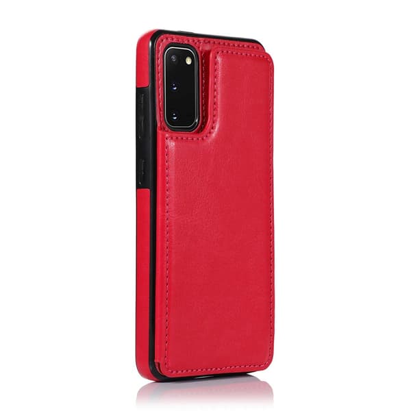 Profesjonelt Nkobee-deksel med kortholder - Samsung Galaxy S20 Brun