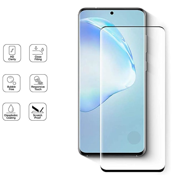 Galaxy Note 20 Skärmskydd 3D 0,3mm Svart
