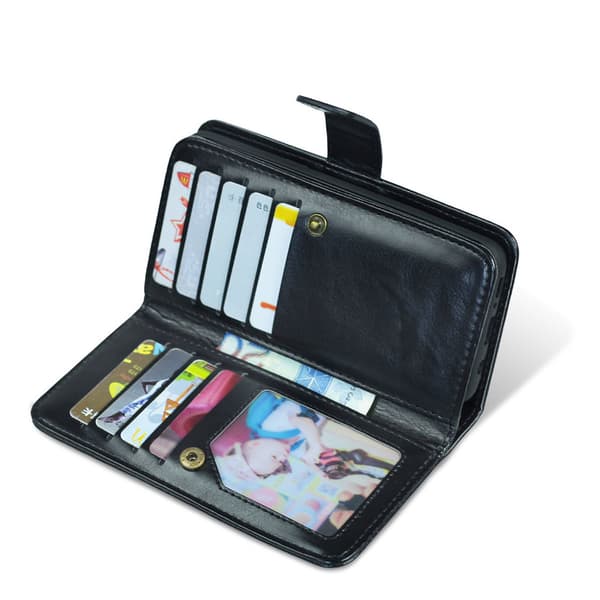 Plånboksfodral 9-Kort - Samsung Galaxy S10 Brun