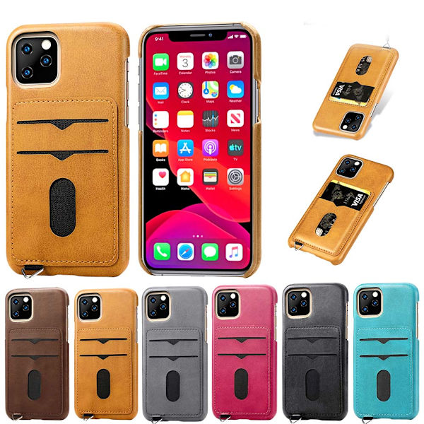 iPhone 11 Pro - Skal med Kortfack Grå