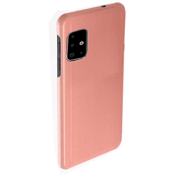 Stilfuldt praktisk Leman etui - Samsung Galaxy A71 Roséguld