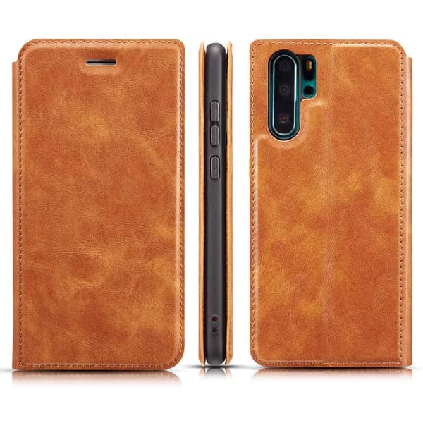 Huawei P30 Pro - Plånboksfodral Svart Svart