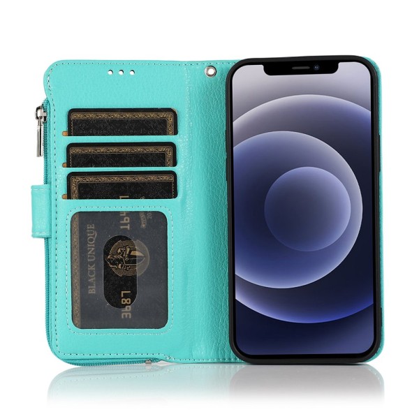 Tyylikäs lompakkokotelo - iPhone 12 Roséguld