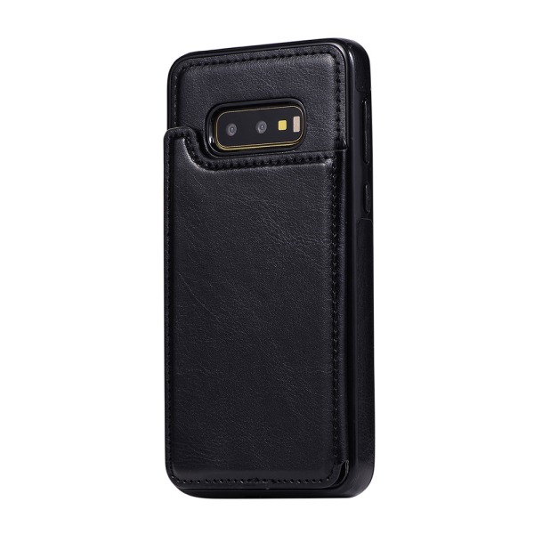 Samsung Galaxy S10e - Deksel med lommebok/kortrom Svart