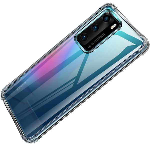 Huawei P40 - Kraftfullt Floveme Silikonskal Transparent/Genomskinlig