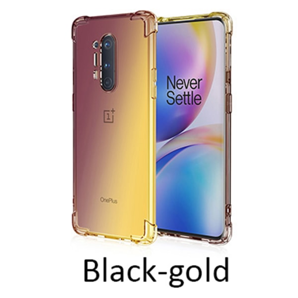 OnePlus 8 Pro - Iskuja vaimentava silikonisuojus Rosa/Lila