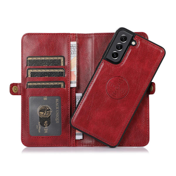 Smooth 2-1 Wallet Case - Samsung Galaxy S21 FE Mörkgrön