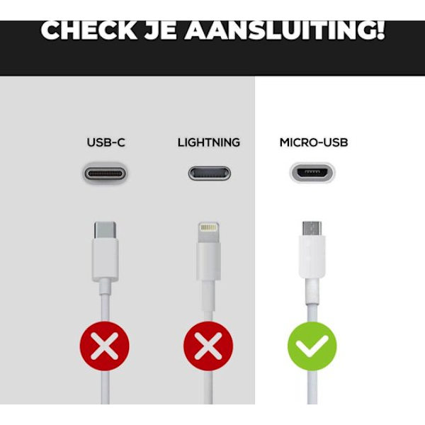 1m/2.4A Micro-Usb Kabel
